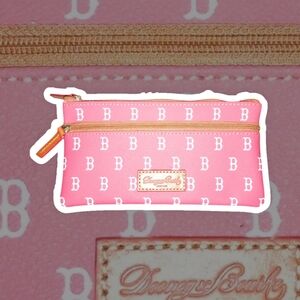 (NWT) Vintage DOONEY & BOURKE® MLB® Red Sox Double Zip Wristlet - Red